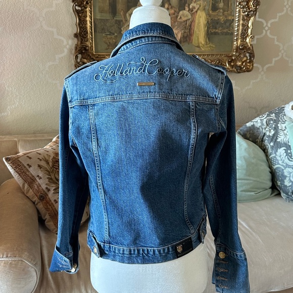 HOLLAND COOPER Denim Jacket size XS NEW W/ TAG - Picture 11 of 11